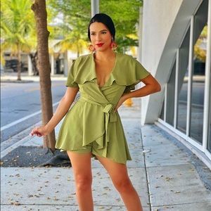 Olive Romper